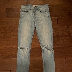 Abercrombie skinny jeans, size 2